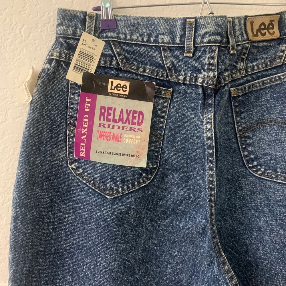 Vintage Lee Relaxed Tapered Ankle Jeans - Picture 6 of 11